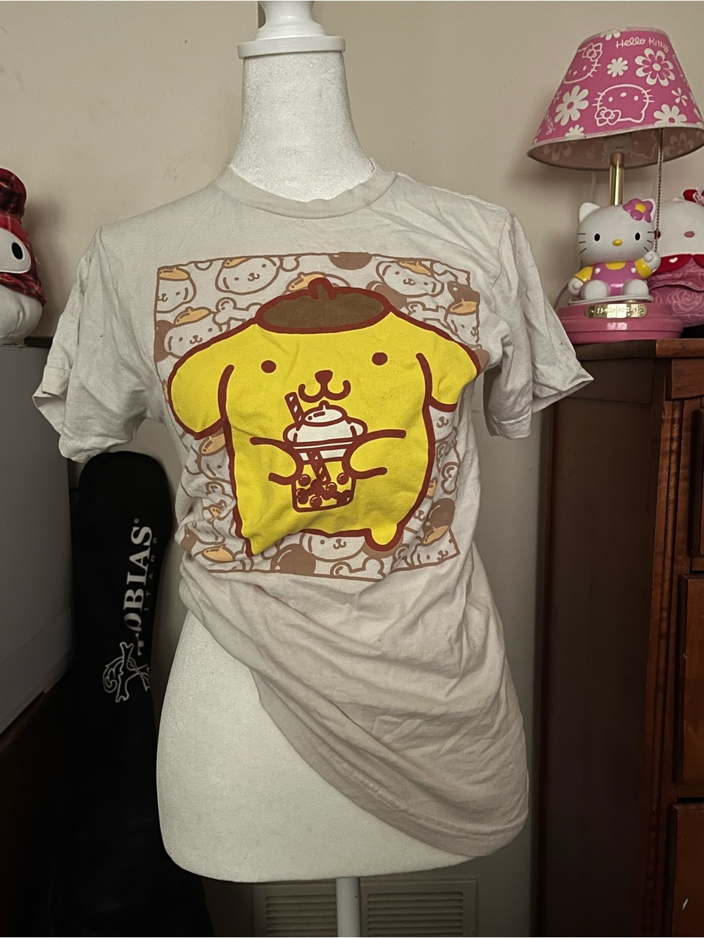 Pompompurin Yellow Character Pet Tee - Pompompurin Graphic T-Shirt